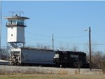 NS 3242 / SD40-2 High - Hood at the Hayne Yard